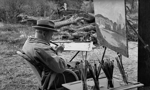 VIDEO // O pictură de Winston Churchill, care a decorat iahtul lui Aristotel Onassis, vândută cu 1,84 milioane de dolari jpeg