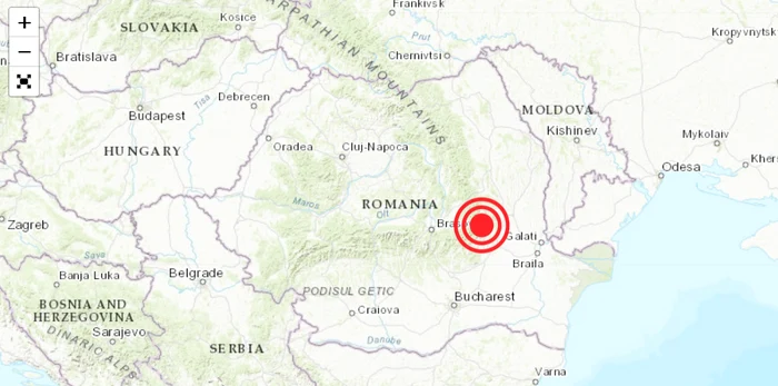 INFP a raportat cutremurul cu o magnitudine de 4.2 pe scara Richter / Sursa foto: INFP