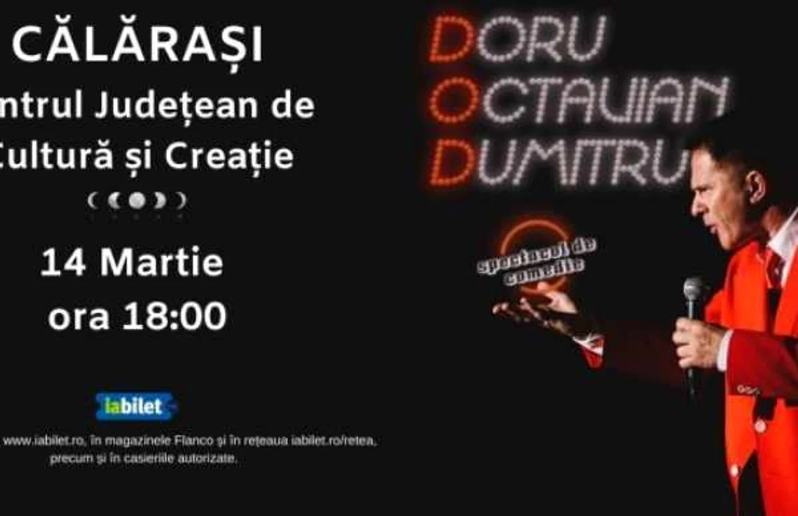 Doru Octavian Dumitru vine la Călăraşi pe 14 martie FOTO CJCCC