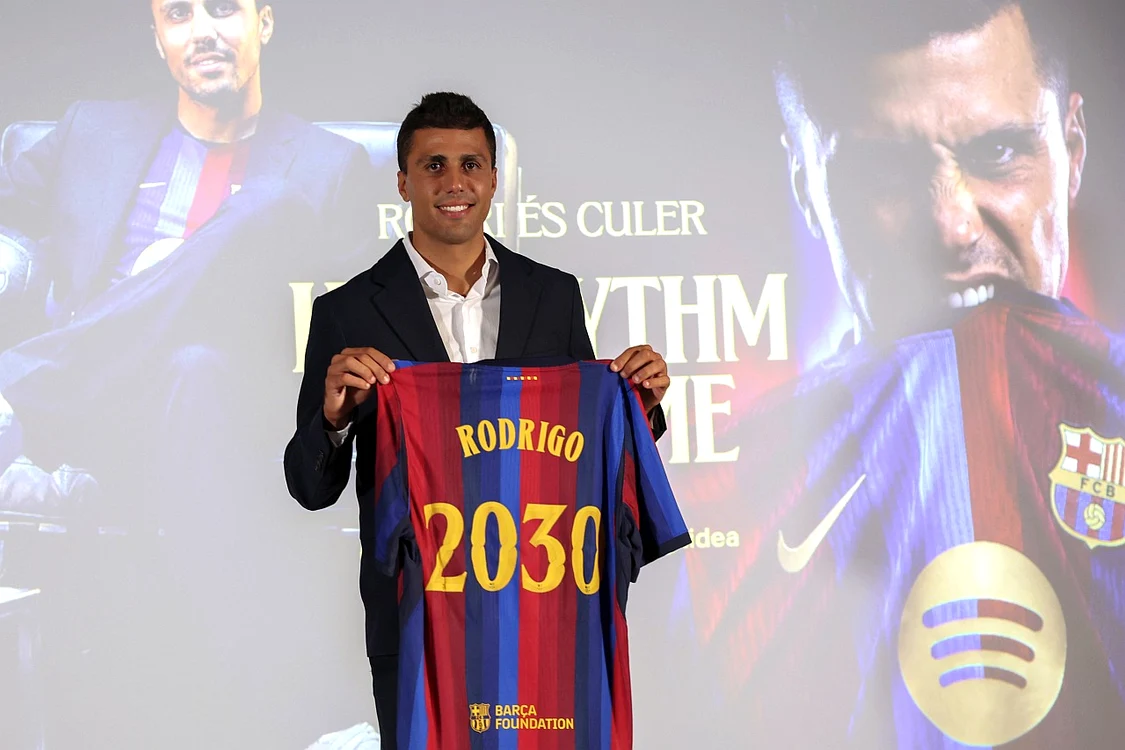 Rodri a fost prezentat oficial la FC Barcelona (Foto: EPAImages)