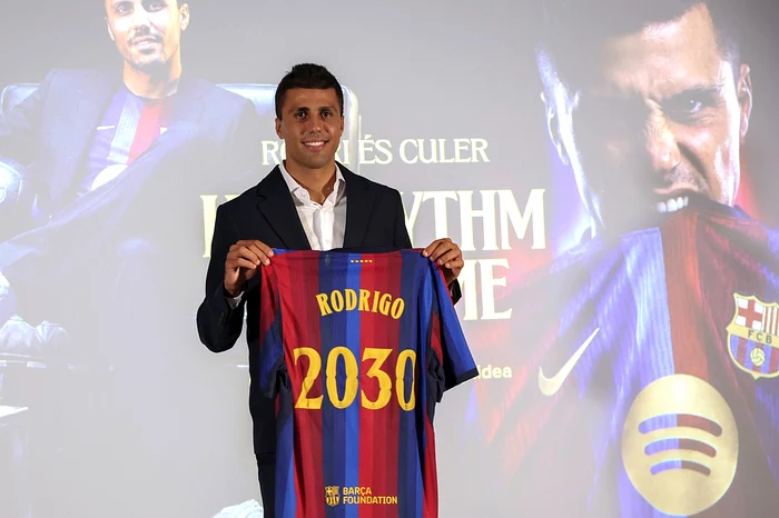 Rodri a fost prezentat oficial la FC Barcelona (Foto: EPAImages)