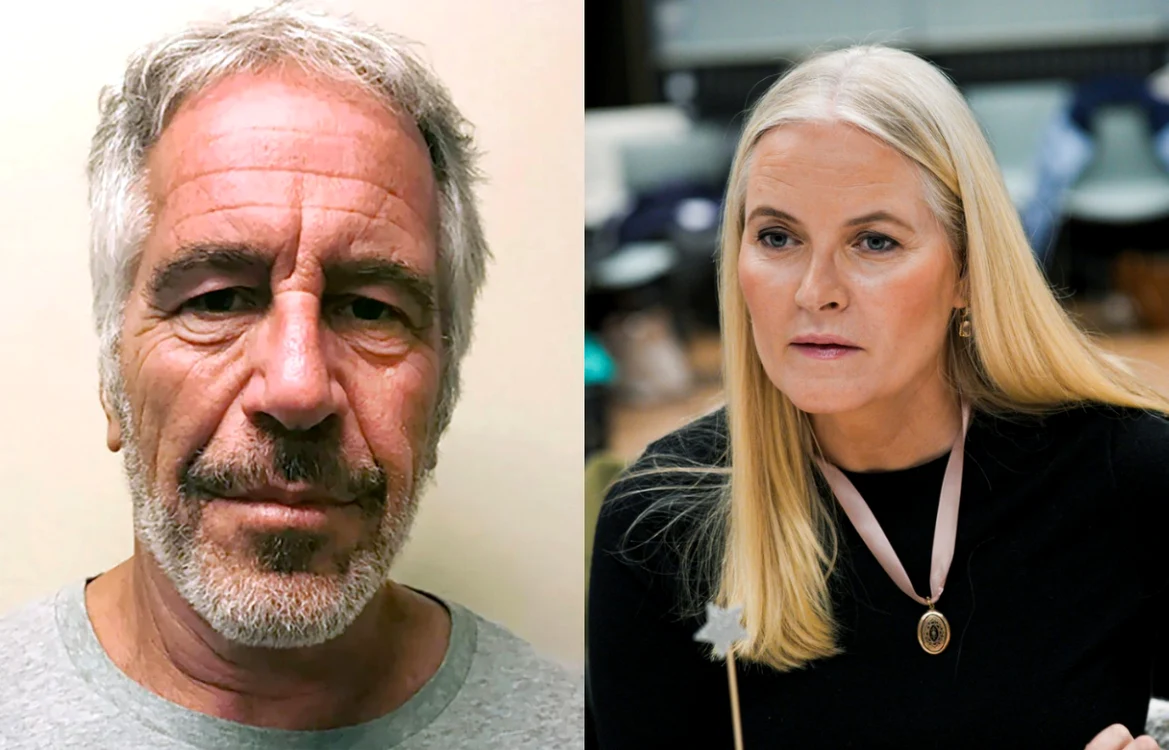 Printesa Mette Marit și Jeffrey Epstein foto profimedia jpg
