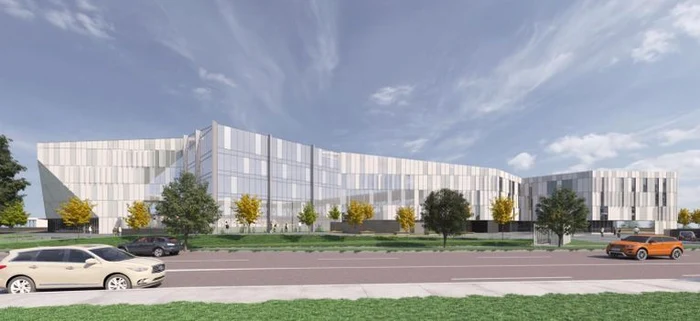 Din afara, stadionul Arcul de Triumf va părea o fortăreață modernă