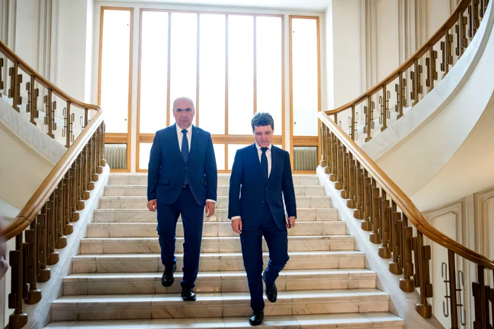 Ilie Bolojan și Nicușor Dan FOTO: Mediafax