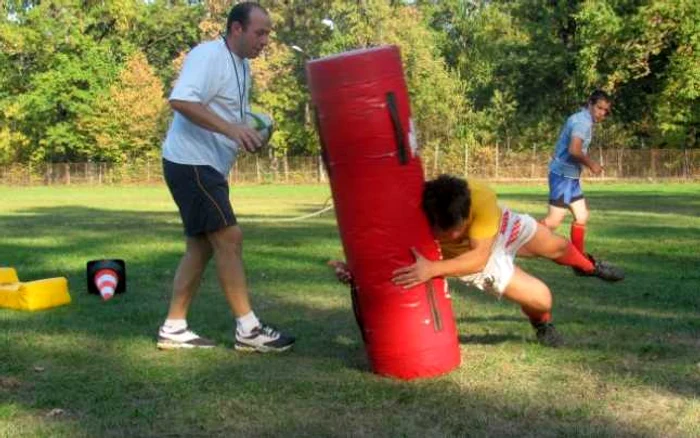 CSM Sibiu are peste 100 de sportivi la secţia de rugby ce se pregătesc pe stadionul Bebe Boboc