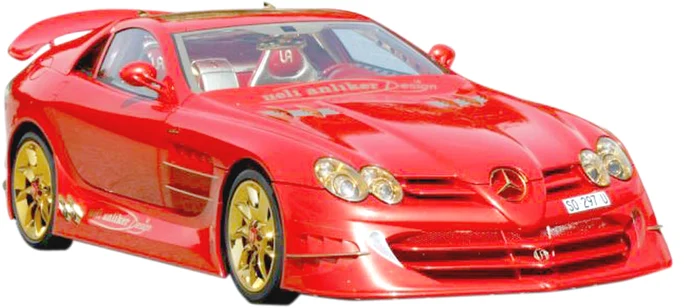 Mercedesul SLR 999 Red Gold Dream are interiorul din aur şi rubine