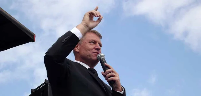 Klaus Iohannis, la miting electoral FOTO Mariana Iancu