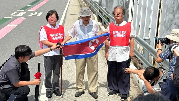 Ahn Hak-sop dorește să își dea ultima suflare în Coreea de Nord / foto: CNN