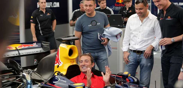 Radu Mazăre, aici împreună cu pilotul de Formula 1 David Coulthard, la Mamaia