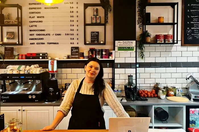 Blanka la cafeneaua din Marea Britanie / foto: Liverpool Echo