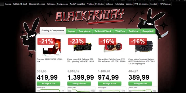 black friday pc garage