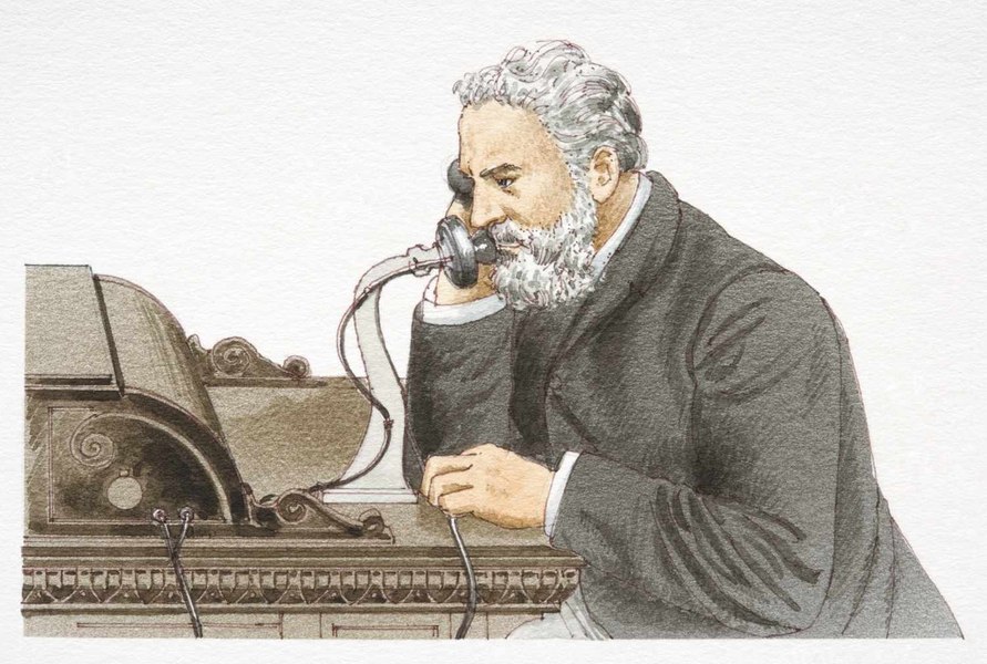 Primul telefon din lume, construit de Alexander Graham Bell, expus la Timișoara, în Noaptea Muzeelor