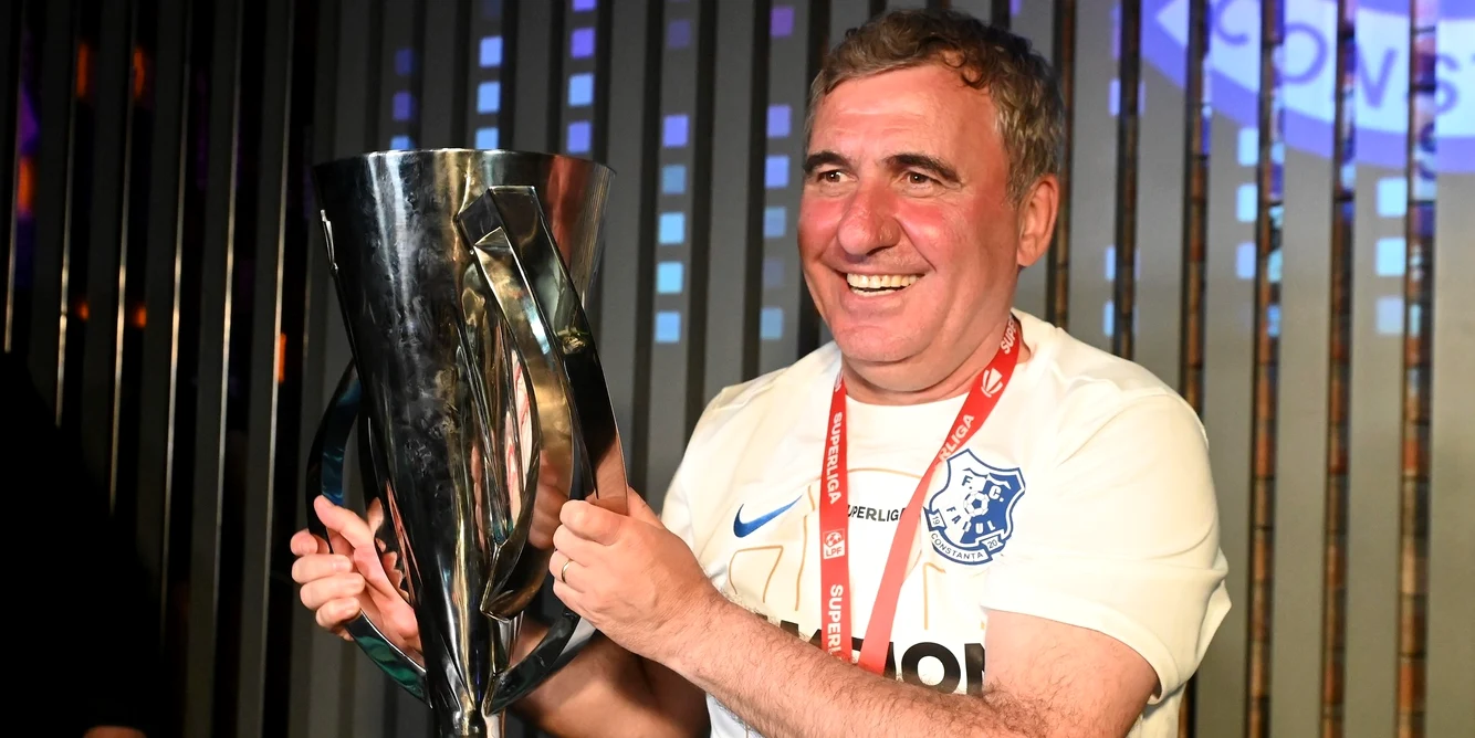 Hagi este dublu campion al României, cu Viitorul și cu Farul