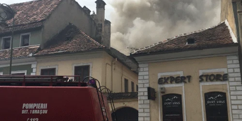 incendiu centrul istoric brasov
