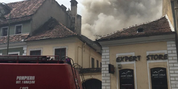 incendiu centrul istoric brasov