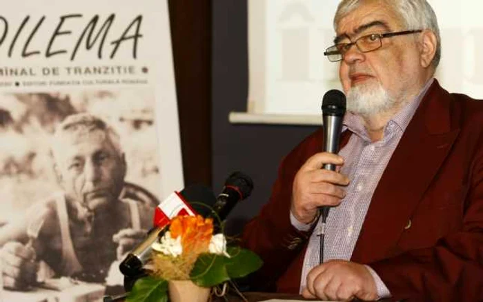 Andrei Pleşu, la aniversarea revistei FOTO: David Muntean