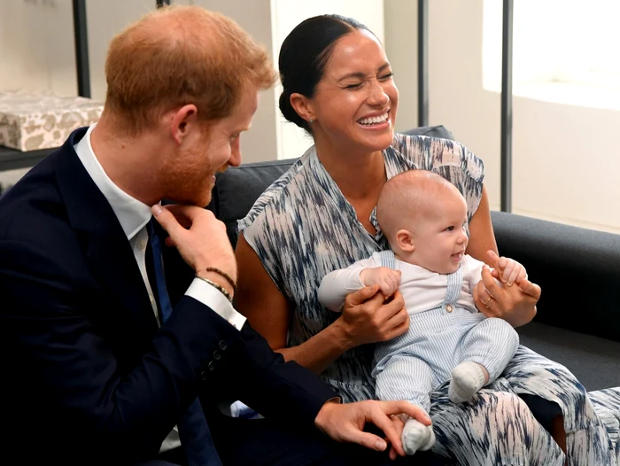 Meghan şi Harry, alături de fiul lor, Archie FOTOGRAFII Guliver/Getty Images