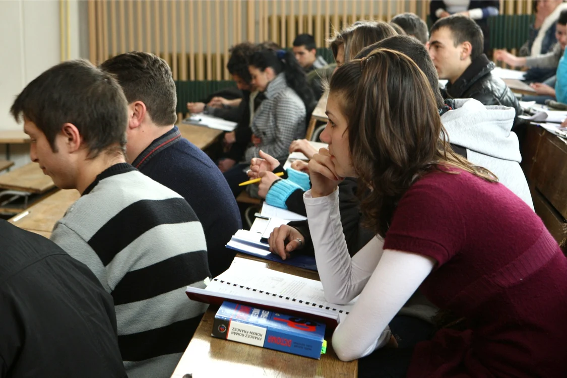 Studenţii gălăţeni. Foto: Bogdan Nistor