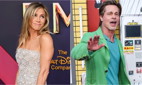 Brad Pitt și Jennifer Aniston  foto   Profimedia jpg
