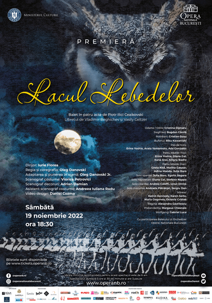 „Lacul lebedelor”, într-o nouă montare pe scena Operei Naționale București