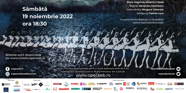 Afis Lacul lebedelor   premiera 19 11 ONB jpg