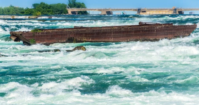 Poziţia in care s-a aflat nava de pe Niagara FOTO Shutterstock 