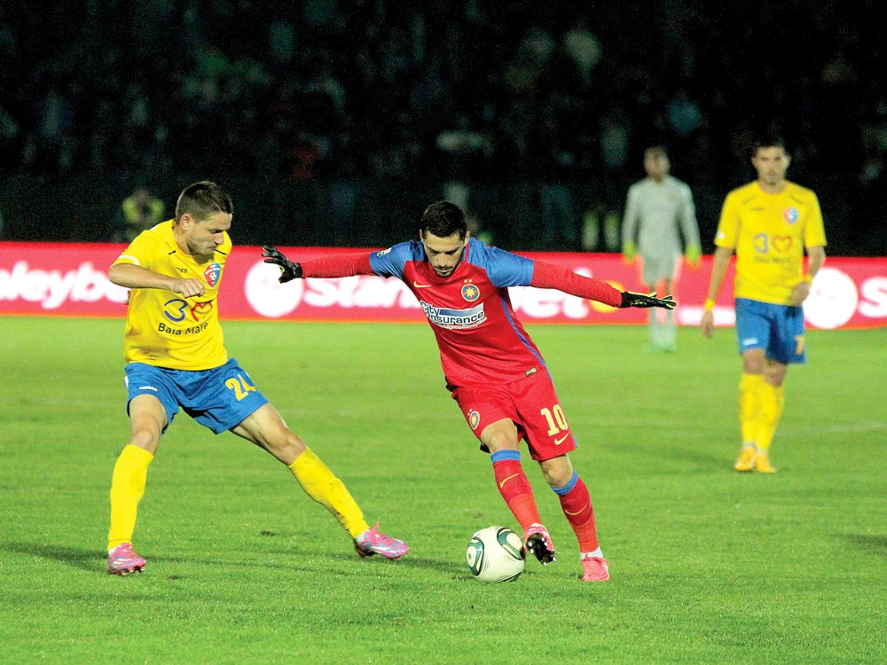 29 octombrie 2015. Prestaţia slabă din  optimile Cupei  României, de pe  terenul divizionarei  secunde FCM Baia  Mare, a dus Steaua la  lovituri de departajare,  încheiate cu scorul  de 4-1 în favoarea  bucureştenilor 