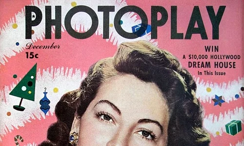Ava Gardner, pe coperta revistei Photoplay din decembrie 1944 jpeg