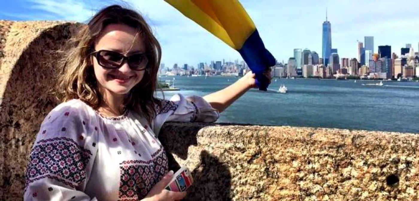 Alina Celia Cumpan, la New York FOTO Arhivă personală