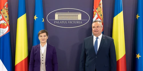 Întrevederea premierului cu prim-ministrul Republicii Serbia FOTO: GOV.RO