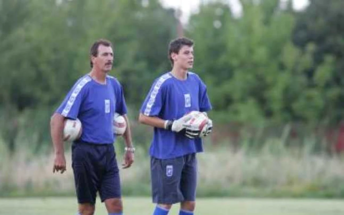 Silviu Lung jr alături de tatăl său