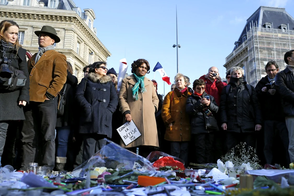 Ameninţări teroriste în Europa. Marş împotriva terorismului în Franţa FOTO AP