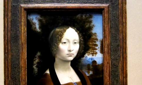 Ginevra de Benci Leonardo da Vinci US National Gallery of Art wiki domeniul public Descopera 1024x994 webp