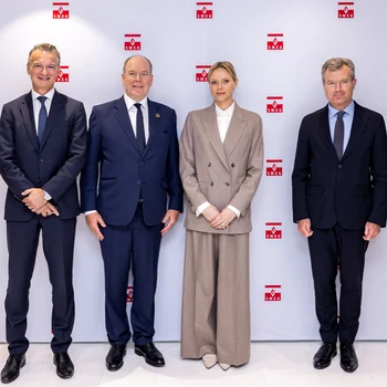 Prințesa Charlene și Prințul Albert la un eveniment AA, Foto Palatul Princiar monegasc