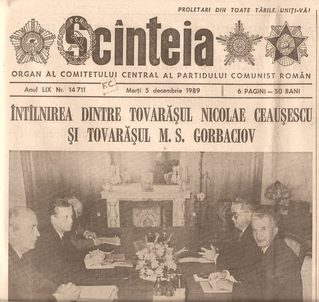 Teoria conspiraționistă din decembrie '89: ce au discutat Ceaușescu și Gorbaciov. „Veţi mai trăi până pe 9 ianuarie“