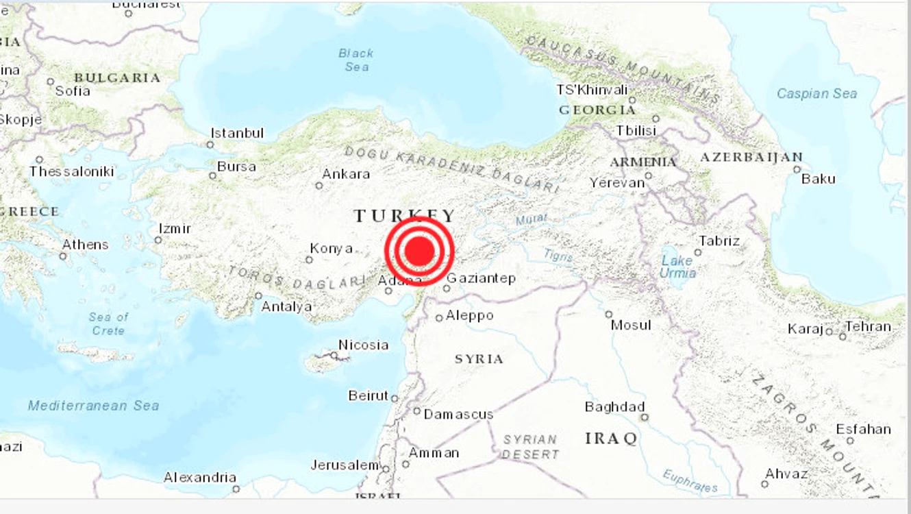 Cutremur de 5,1 grade pe scara Richter, în centrul Turciei. Sursa: INCDFP