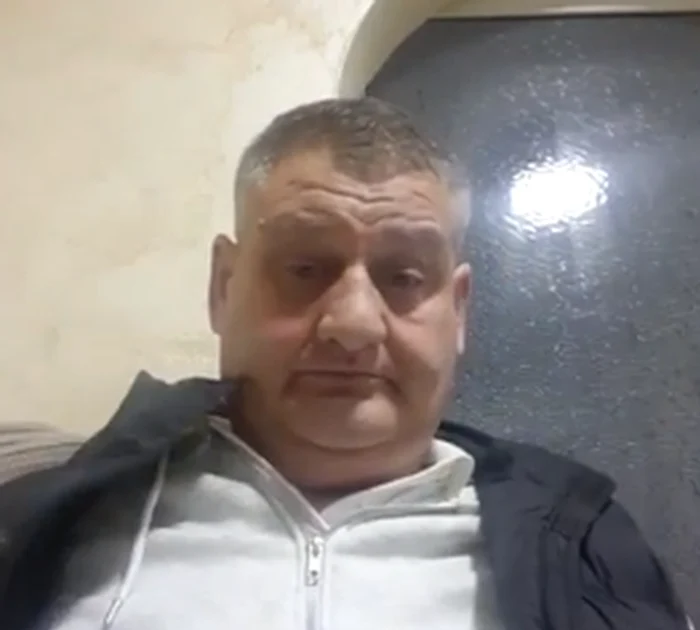 Ion Gangal, interlopul care a făcut ameninţări pe Facebook foto: captură video