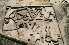 Necropolă descoperită în situl de la Kom el-Khilgan (© Facebook / Ministry of Tourism and Antiquities)