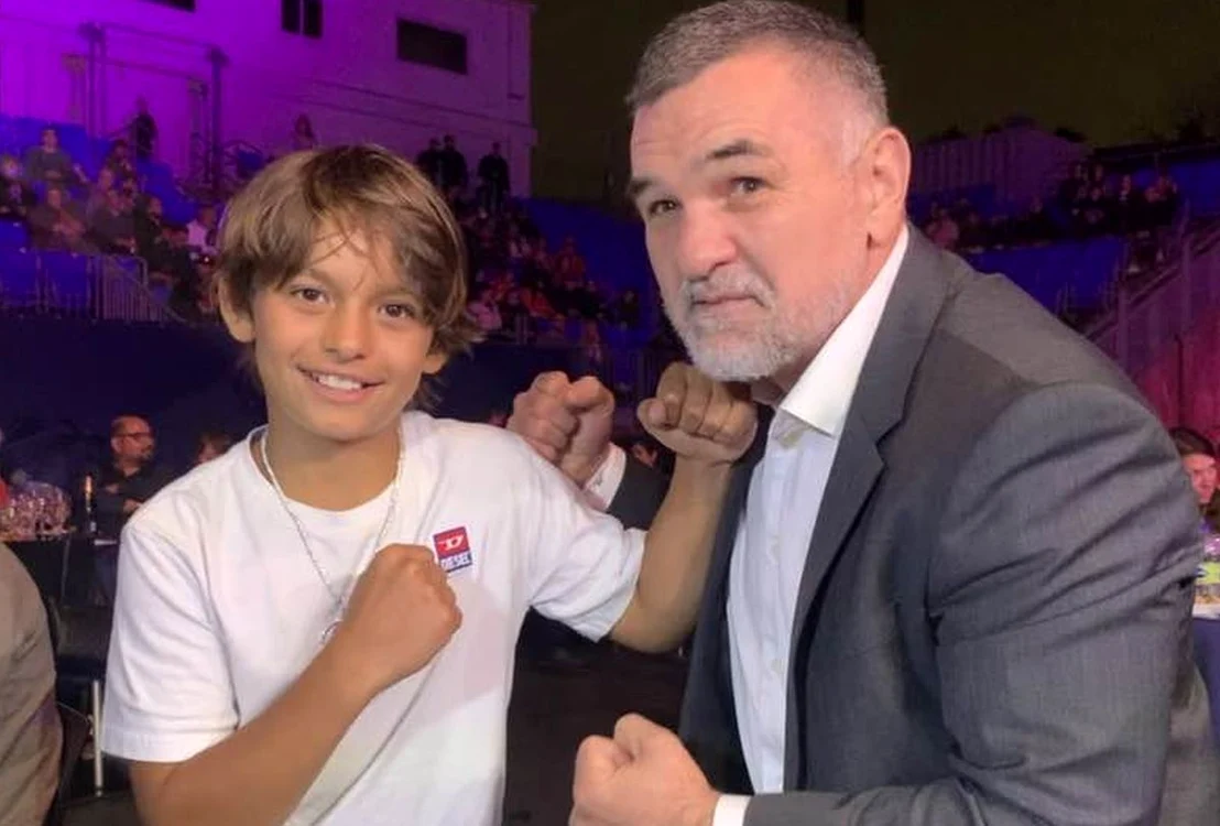Leonard Doroftei, alături de Arturo Gatti Jr  Foto/Facebook