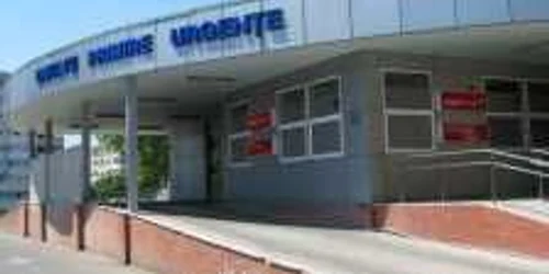 Femeia lovită a ajuns la spital