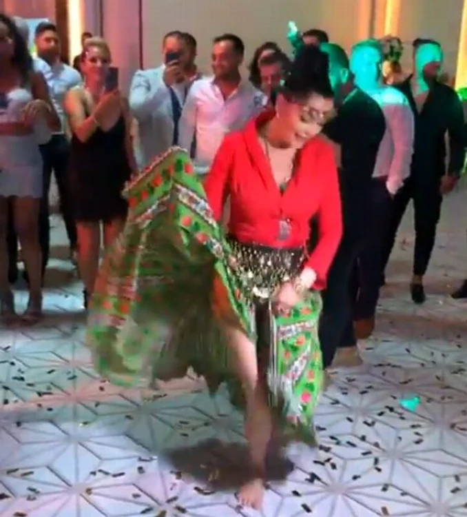 Brigitte, în cea de-a doua rochie de mireasă foto: captură video Instagram