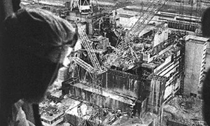 Centrala de la Cernobîl, după dezastrul nuclear din 1986