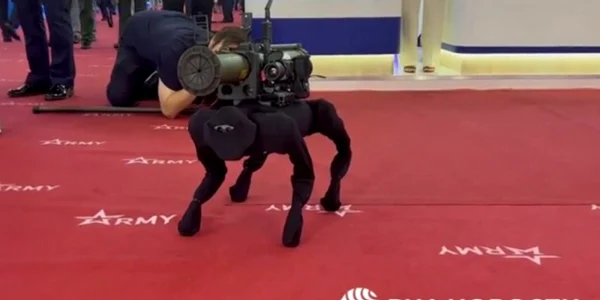 caine robot rusia foto captură video 