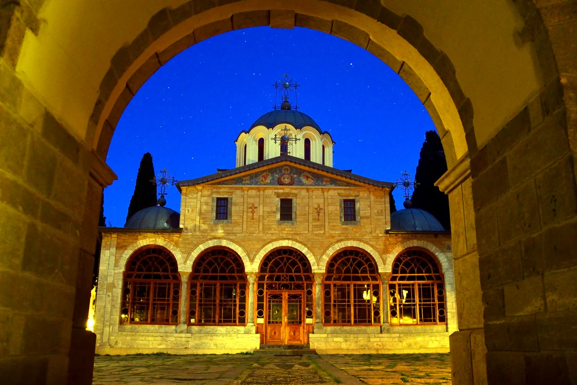 Schitul românesc Sfântul Ioan Botezătorul (Prodromu) de pe Muntele Athos. FOTO: Shutterstock