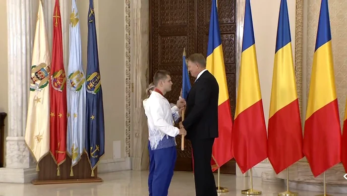  Ceremonia de decorare a avut loc în Sala Unirii. FOTO Facebook Agenția Națională pentru Sport