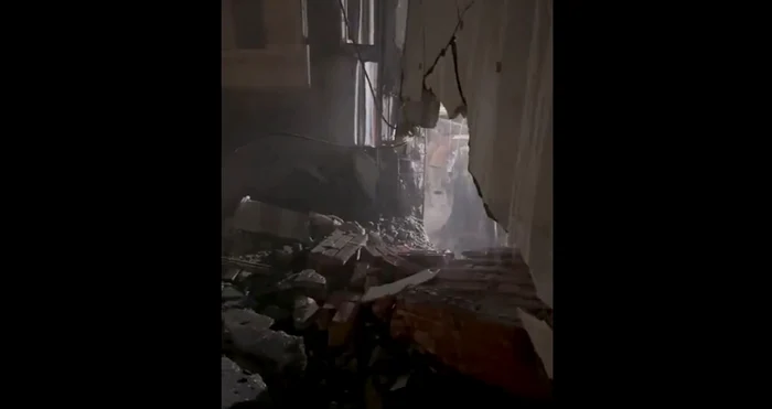 Centru medical distrus de militanții Hamas FOTO Captură video