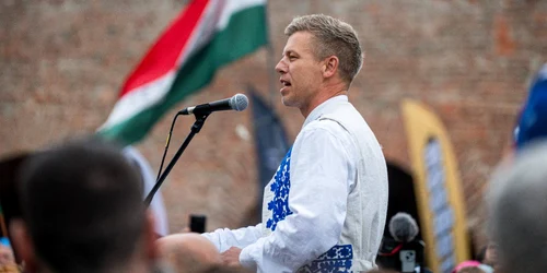 Liderul opoziției din Ungaria, Magyar Péter FOTO: Tisza Párt