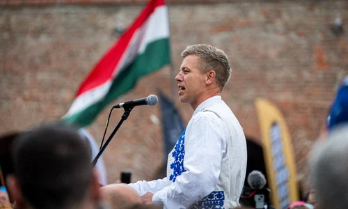 Liderul opoziției din Ungaria, Magyar Péter FOTO: Tisza Párt