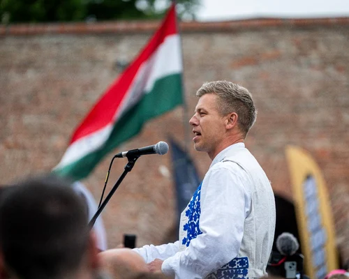 Liderul opoziției din Ungaria, Magyar Péter FOTO: Tisza Párt