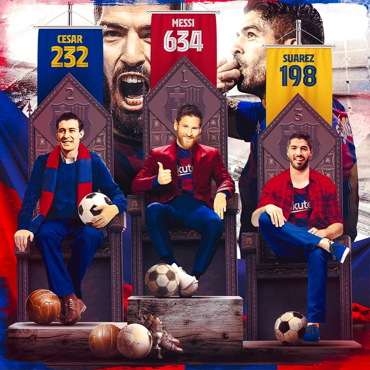 Luis Suarez a înscris 198 de goluri pentru BarcelonaFoto: Facebook/FCBarcelona